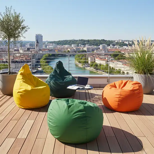 Photo de la collection VERANO pouf rond
